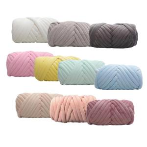 500G ベルベットのかさばるチャンキーヤーン...の詳細画像2