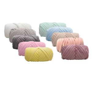 500G ベルベットのかさばるチャンキーヤーン...の詳細画像3