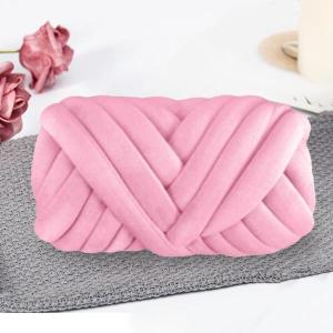 500G ベルベットのかさばるチャンキーヤーン...の詳細画像2
