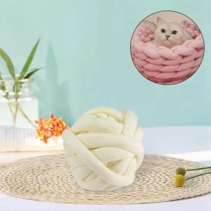 分厚いウール糸 チューブ糸 スーパーソフト 5...の詳細画像2