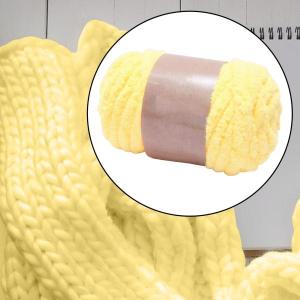 太い分厚い糸手編み DIY 重量糸スローラグ作...の詳細画像4