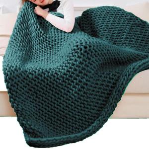 太い分厚い糸手編み DIY 重量糸スロー敷物作...の詳細画像3