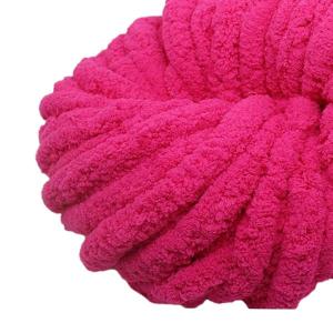 分厚いシェニール糸 洗える巨大アクリル繊維 ブ...の詳細画像2