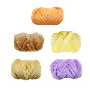 分厚い糸かぎ針編みハンドニットソフトかさばる分...の詳細画像2