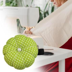 リストピンクッション 耐久性のあるピンホルダー キルティング 手芸 縫製用品用 グリーン｜stk-shop