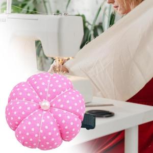 リストピンクッション 耐久性のあるピンホルダー キルティング 手芸 縫製用品 ピンク｜stk-shop