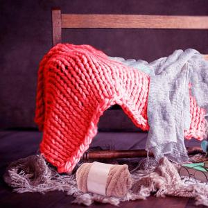 太いウール糸 ラグ作りに使える太い糸 手編みブランケット DIY 織り クラフト