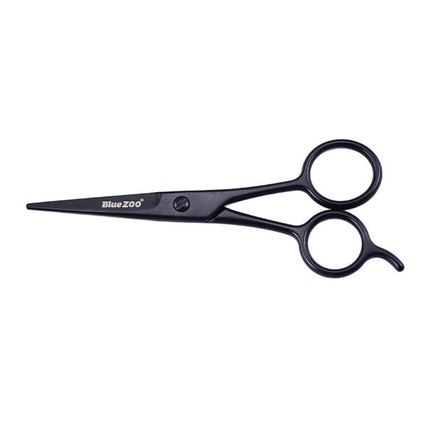 はさみ ハサミ ヘアカット ステンレス ヘア ひげ まつ毛 眉毛トリマー 2色選べる  - ブラック