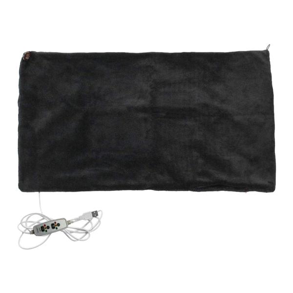 ブラック 電気加熱毛布ショール U加熱スローブランケット電気加熱ラップ