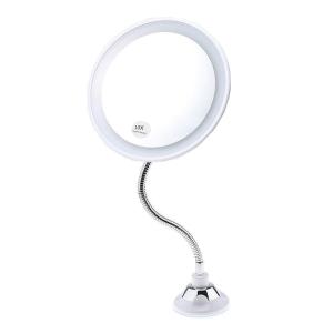 10倍倍率メイクアップミラー倍率LEDライトコスメティックミラースタイル2