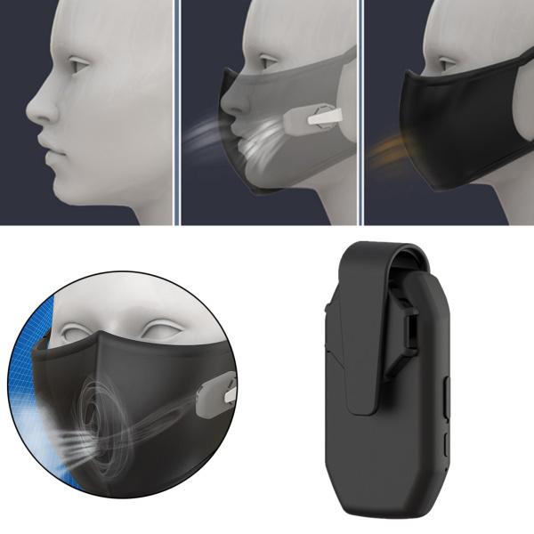フェイスマスク冷却ファン用屋外電気U充電式クーラーファンブラック