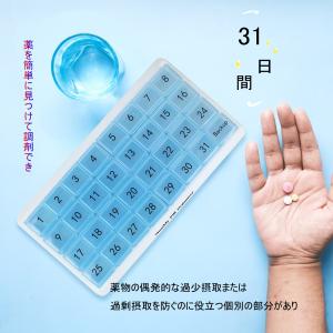 ピルケース 薬ケース 1ヶ月 管理 31日間 ...の詳細画像2