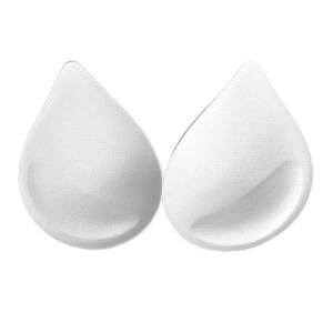 2x レディース ブラパッド インサート プッシュアップ 水着 ソフト ブレストパッド レディース用 ホワイト