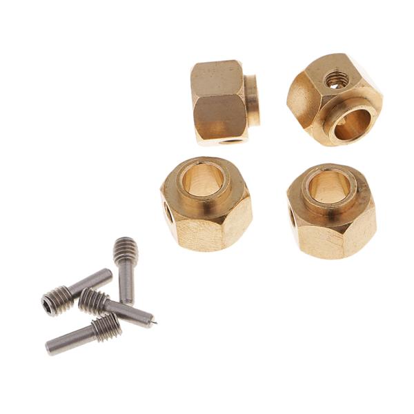 TRX4 RCクローラー8mm用4個六角ホイールハブ六角アダプター