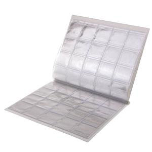 200コイン通貨ホルダーコレクター収納マネーポケットPUアルバムブックブラック