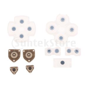 ボタン導電性ゴムパッド PS4コントローラ 互換性 交換部品