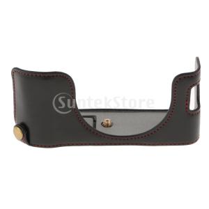 Baoblaze Fujifilm X100F2対応 ハーフボディケース PUレザー