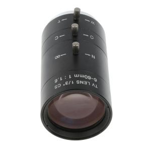 CSマウント 6-60mm マニュアル IRISズームレンズ  可変焦点レンズ フォーカス 1/3インチ｜stk-shop