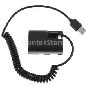 FLAMEER AC電源アダプタ 交換用 LP-E6バッテリーDR-E6 DCカプラ