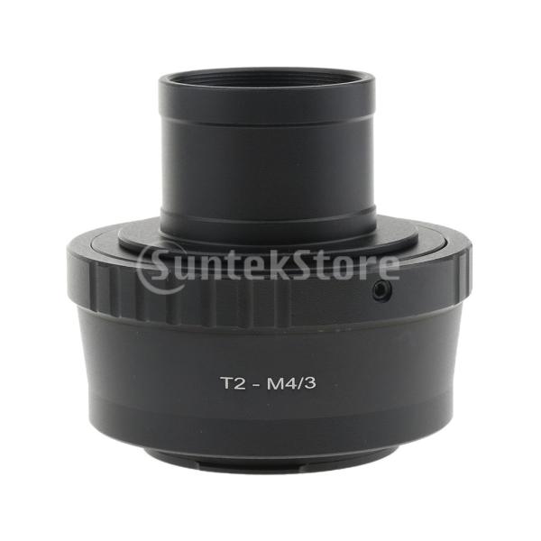 パナソニックG1 GF1 GH1用Micro4 / 3カメラ本体へのT2ネジマウントレンズアダプター