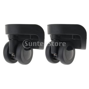 旅行バッグA58用1ペアスイベルスーツケース荷物ホイール交換用キャスター
