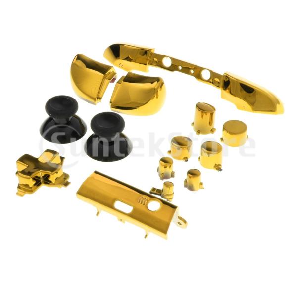 交換用LB RBバンパーがXbox One Sコントローラーゴールデン用のボタンをトリガーする