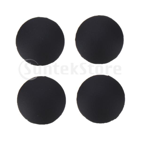 4パックハードラバーカバースキンフィートキット.ラップトップ防水スタンドフィートブラックスキンサポー...