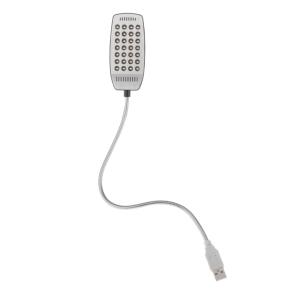 ラップトップPC用Uポータブルランプ28LEDグースネックMACコンピューター黒袋入り