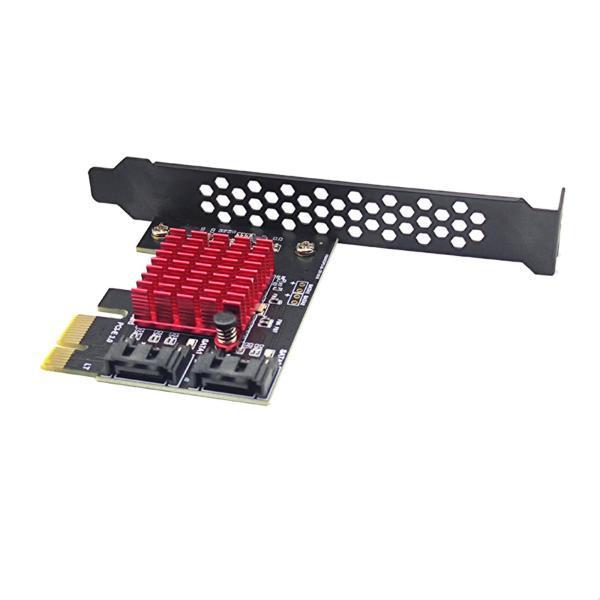 Pci-Express2ポートカードJmb582HDDSSDコンピューター用チップ拡張カードPC