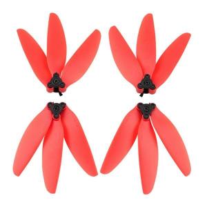 DJI Mini 1/2 Mavic MiniDrone用の2ペアユニバーサルプロペラパドルブレード - 赤
