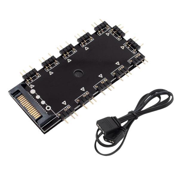 12 ウェイ ARGB スプリッター 5V 3Pin 延長ケーブル付き RGB 延長スプリッター A...