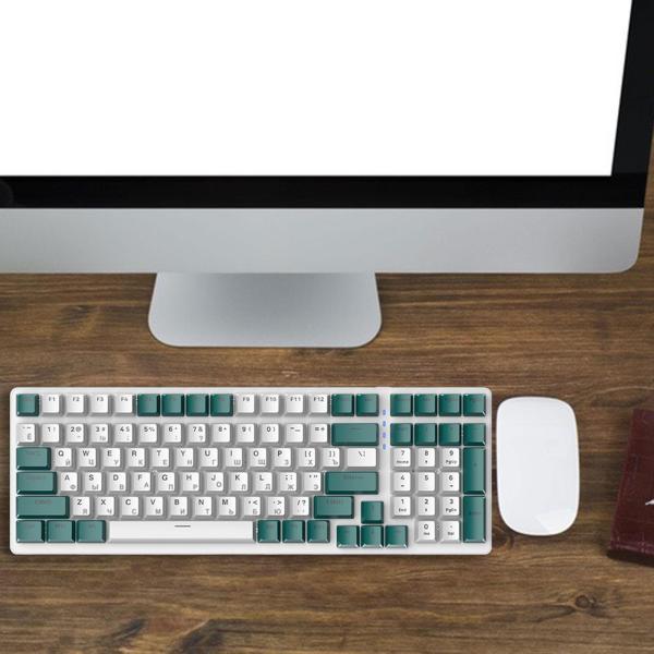 ロシア製メカニカル キーボード バックライト付き アンド プレイ タイプ C インターフェース PC...