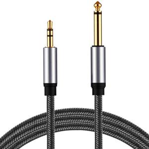 3.5mm バラ ケーブル 2本 2m ミニプラグ スピーカーケーブル wuernine