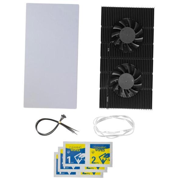 バックプレートヒートシンク、冷却ファン、速度調整可能なグラフィックカードバックプレーンヒートシンク、...