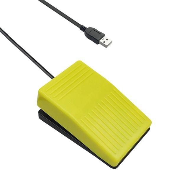 USBフットコントロールアクションペダル プロフェッショナルアクセサリー プッシュトゥトークフットペ...