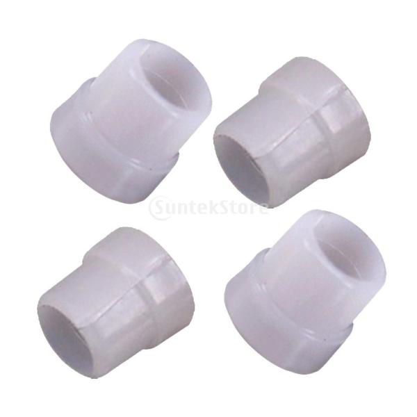 トレモロアームフェルール ブッシング 4個 プラスティック エレクトリックギター ホワイト 品質保証
