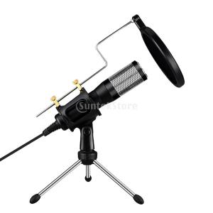 コンデンサーマイク　ポップフィルター　マイクスタンド　