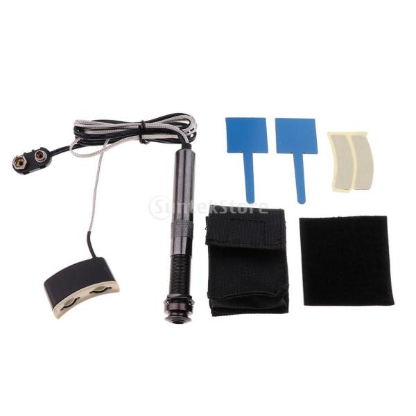 1セット サウンドホール プリアンプ ピックアップシステム アコースティックギター用