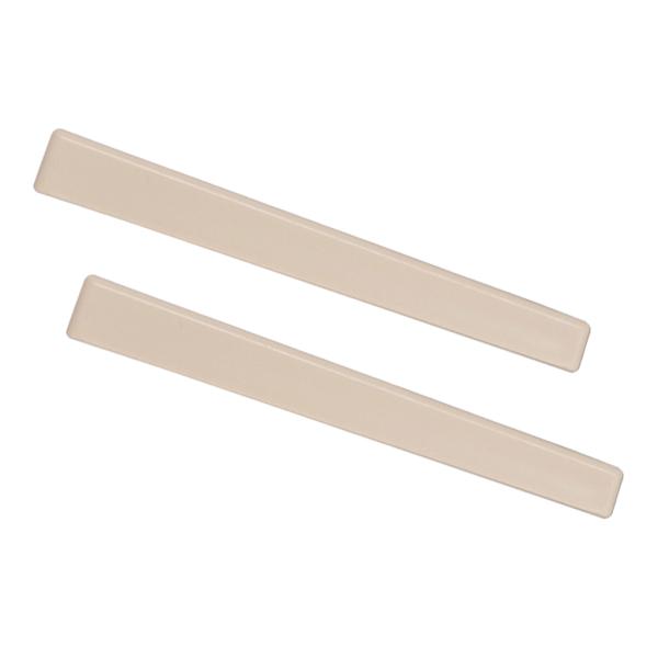 2個のプラスチッククラシックギターブリッジナット交換アクセサリ80x3x9.3mm