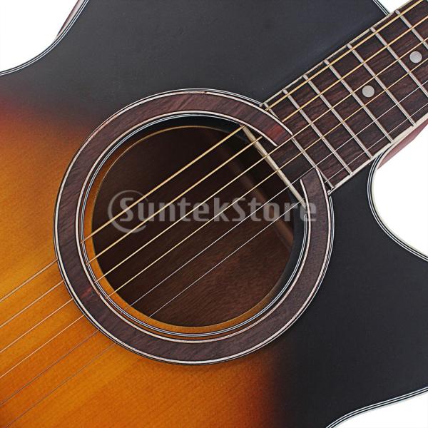 アコースティック・クラシック・ギターの交換のための1pcロゼット・サウンドホール・デ・インレイ