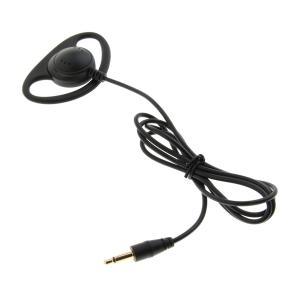 3.5 mm片側ヘッドホンプラグイヤーフックヘッドセット3.5