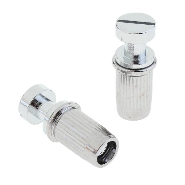 クロム 35mmギタースレッドポスト ギターロックテールピースストップバーポスト