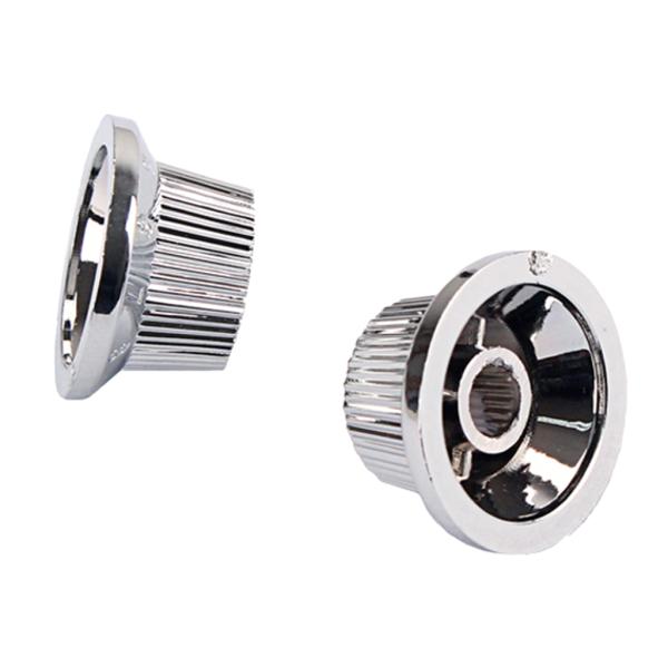 2xクロムギタートーンボリュームノブ.STギター用の1トーン＆1ボリュームノブの交換