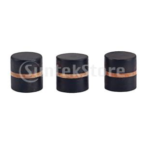 絶妙な3ピースローズウッドギターベースボリュームトーンノブキャップ18.5