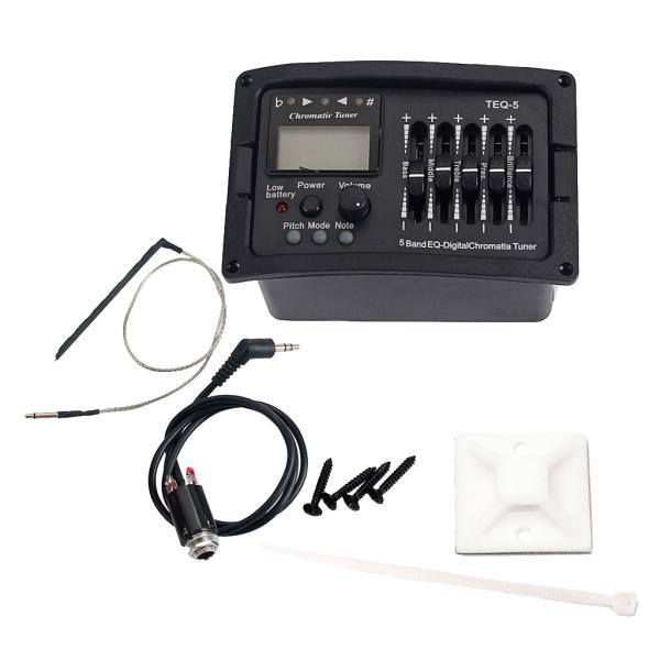 アコースティックギターピックアッププリアンプピックアップチューナーAive Complete W /...