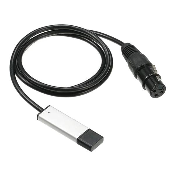 3.48ft usbにDMX512インタフェースアダプタpc舞台照明コントローラDMX512ケーブル...