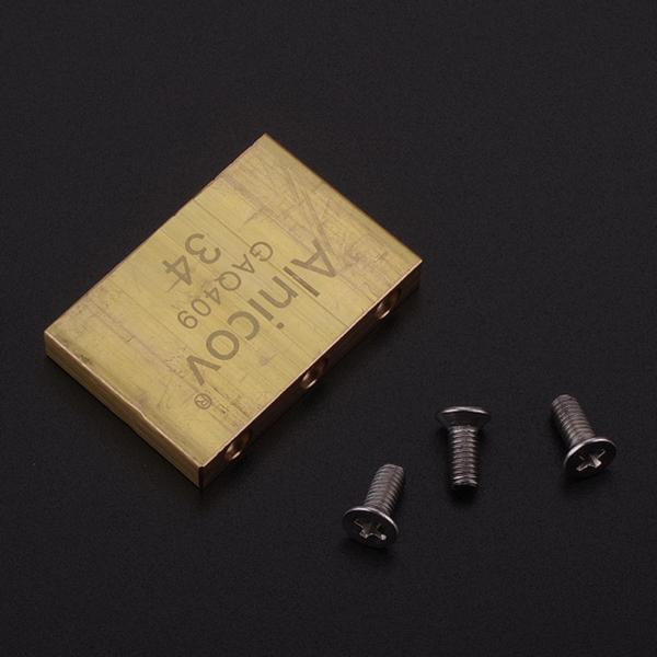 エレクトリックギター交換部品用の真ちゅう製トレモロブロックサステインブリッジ