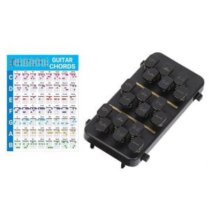 38-41インチフォークギター用ギターコードポスタートレーナー練習アシスタントギフトアクセサリー付きギター教材