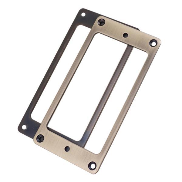 DIYアクセサリーブロンズ用2xギターピックアップリングブリッジネックピックアップカバーフレーム