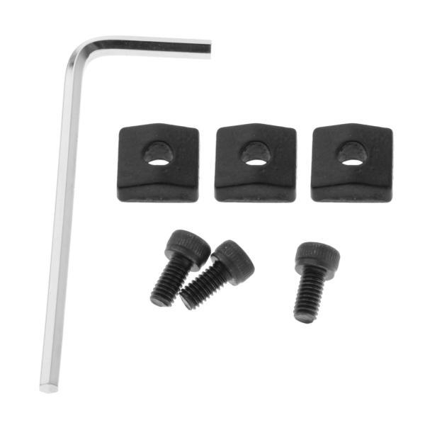 3 x ギター  ナット ネジ ギター パーツ 交換用 トレモロ ブリッジ ブラック